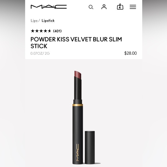 NIB! MAC ❤️”Love cove” NIB ❤️‍🔥 powder kiss slim - Picture 1 of 13